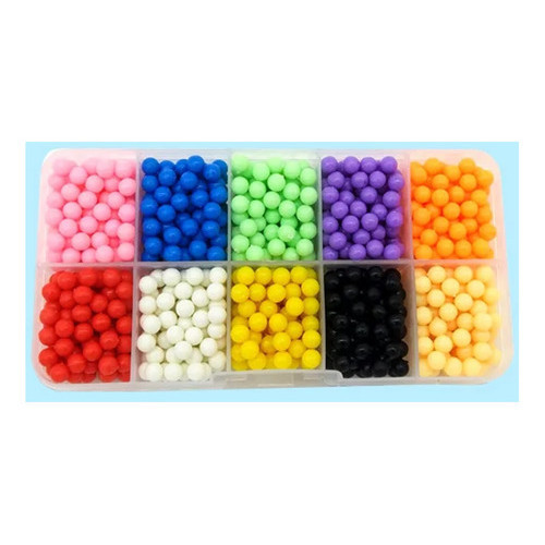 Bolinhas Diy Refil 1000 un - Grudam Com Spray Agua 10 Cores