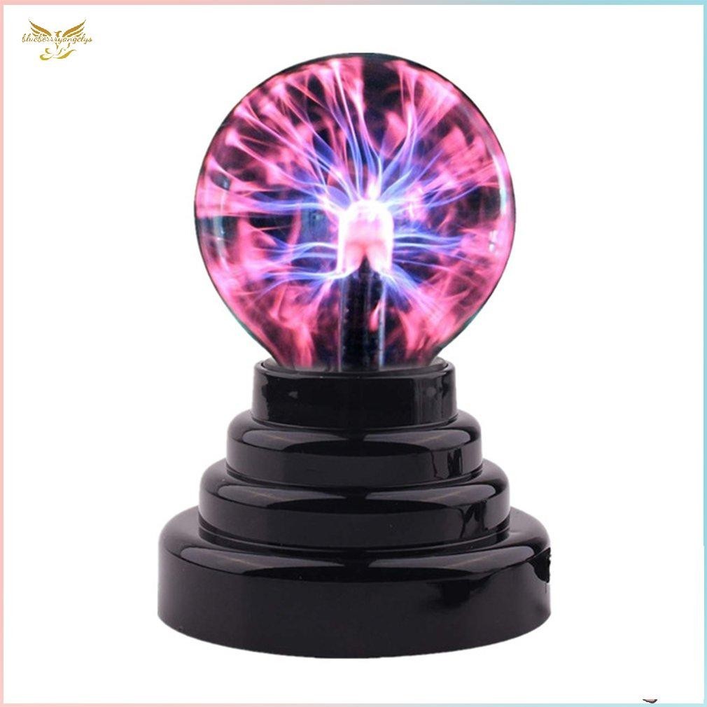Caixa De Lâmpadas De Lava USB De 3 Polegadas Bola De Plasma Mágica Retro Light Kids Christmas Party Decoração De Sala De Presentes Cristal