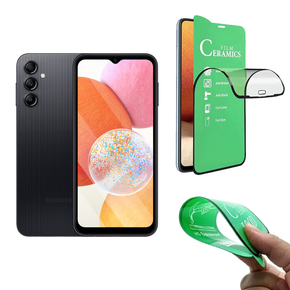 Película Protetora Cerâmica HD Transparente 9D Samsung Galaxy A14