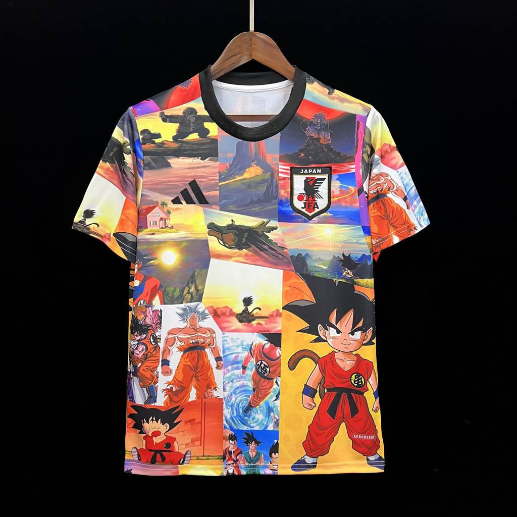 2425 Japão Dragon Ball camisa de manga curta camisa de futebol personalizado envio rápido