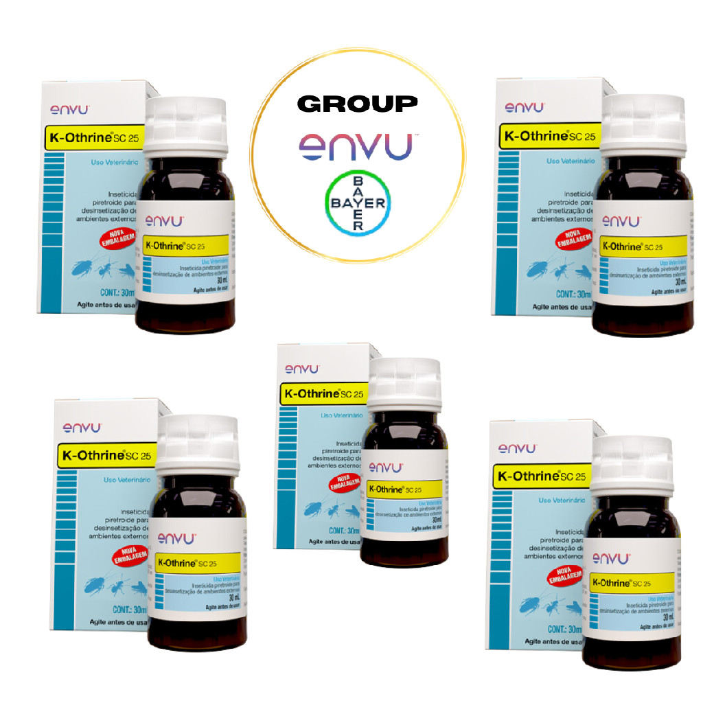 Kit com 5 Unidades de K-othrine SC 25 com 30 ml - envu/bayer | Shopee ...