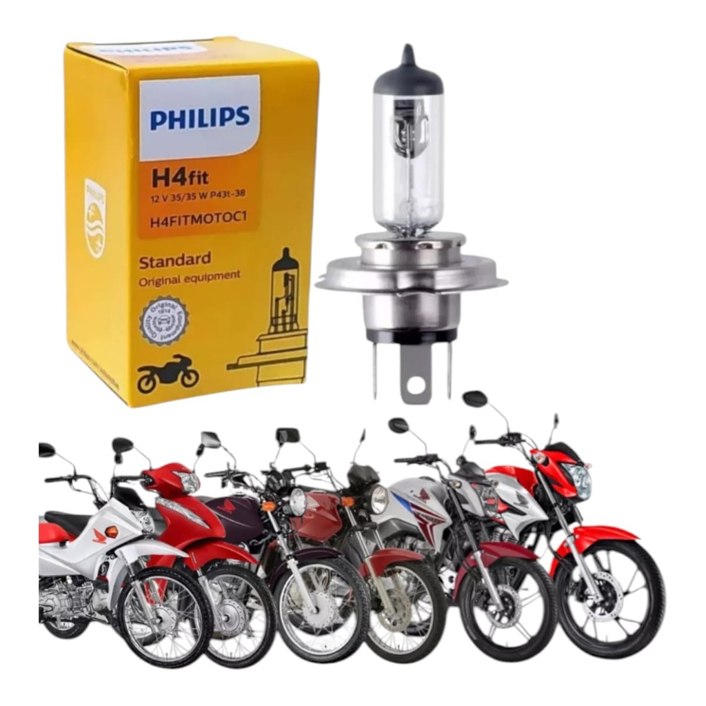 Lampada Farol honda honda biz 125 2018/25 pop 110 h4 | Shopee Brasil