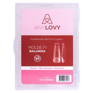 Molde F1 Bailarina Unhas De Gel Anylovy 120 Unidades em Oferta na Shopee