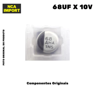 Capacitor Eletrolitico 68uF x 10v Smd ( Escolha a Qtde )