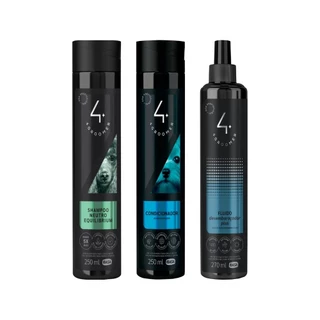 Shampoo Neutro 250ml + Cond. 250ml + Fluido Desembaraçador 270ml - Ibasa