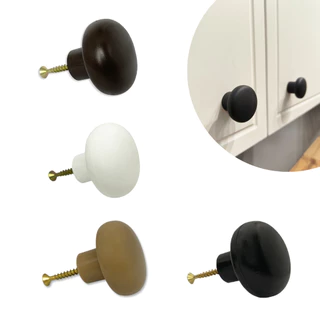 Kit 6 Puxador De Gaveta Porta De Armário Bola Com Parafuso