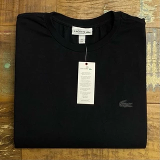 Camiseta algodão pima com elastano logo emborrachado