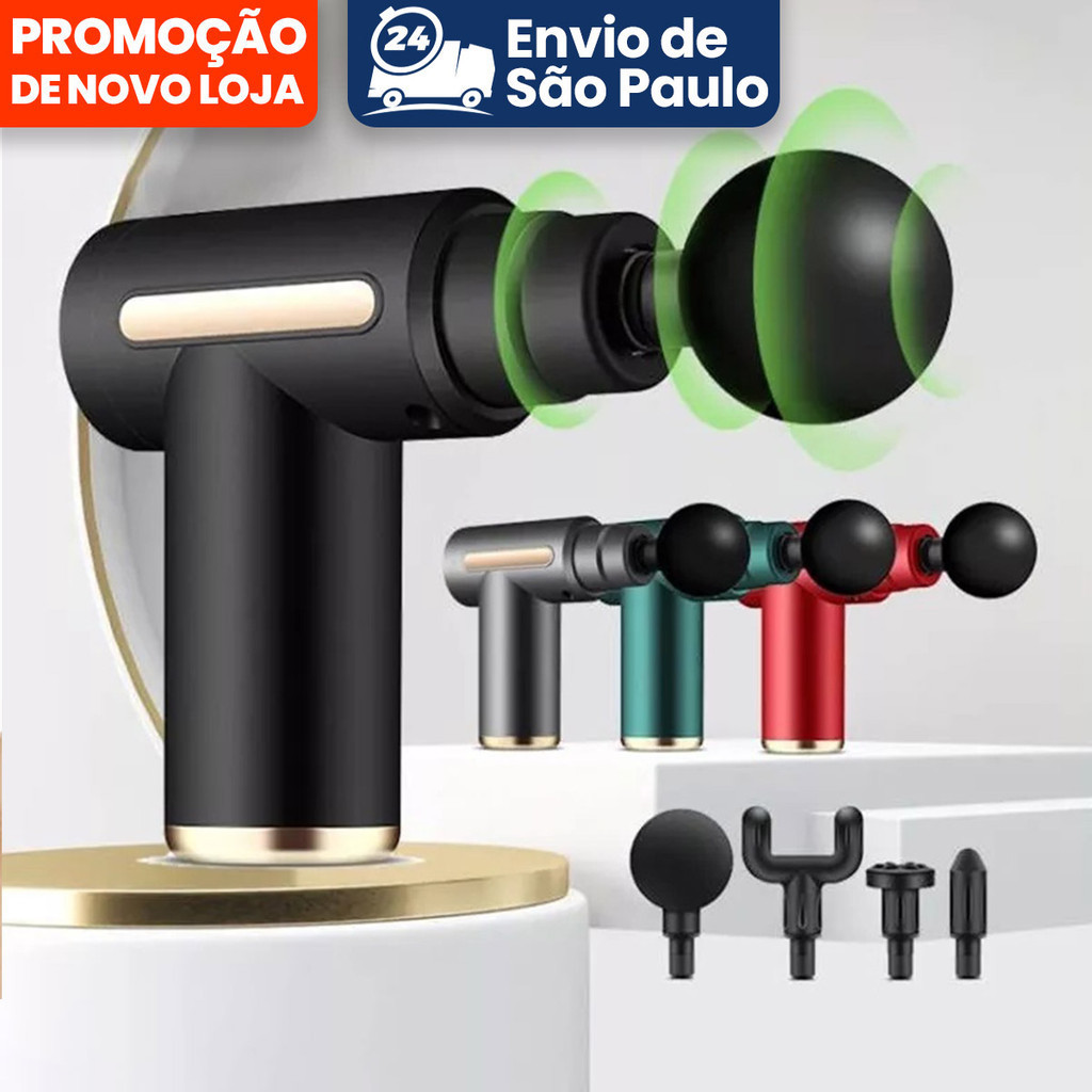 Massageador Elétrico Alta Frequência Profissional Muscular Massagem