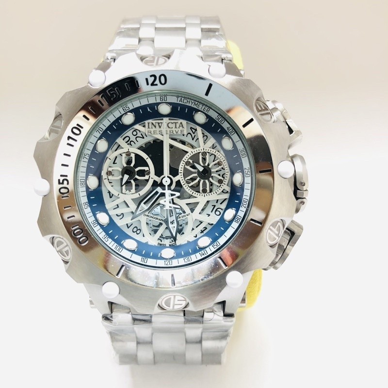 Relogio Invicta 27792 Hybrid Venom Skeleton Prateado Masculino