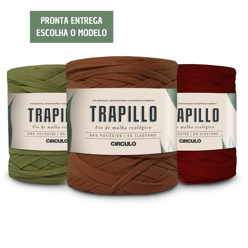 Fio de Malha Ecológico Trapillo Círculo 80 metros - 160 GR