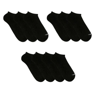 Kit 10 Pares Meias Invisivel Cano Curto Baixo Unissex Feminino Masculino Mash Calcanhar Verdadeiro Algodao Preta Branca Cinza Dia a DIa Basica Frio Inverno