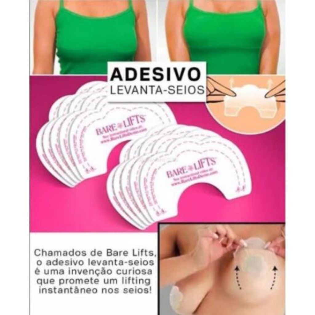 Sutia Adesivo 5 pares Levanta Seios /peitos Bare Lifts