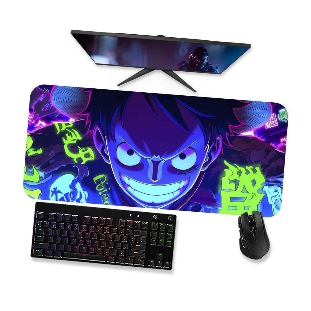 Mouse pad Gamer - One Piece Luffy 7 - Mousepad Grande 90x40 80x40 60x40 ...