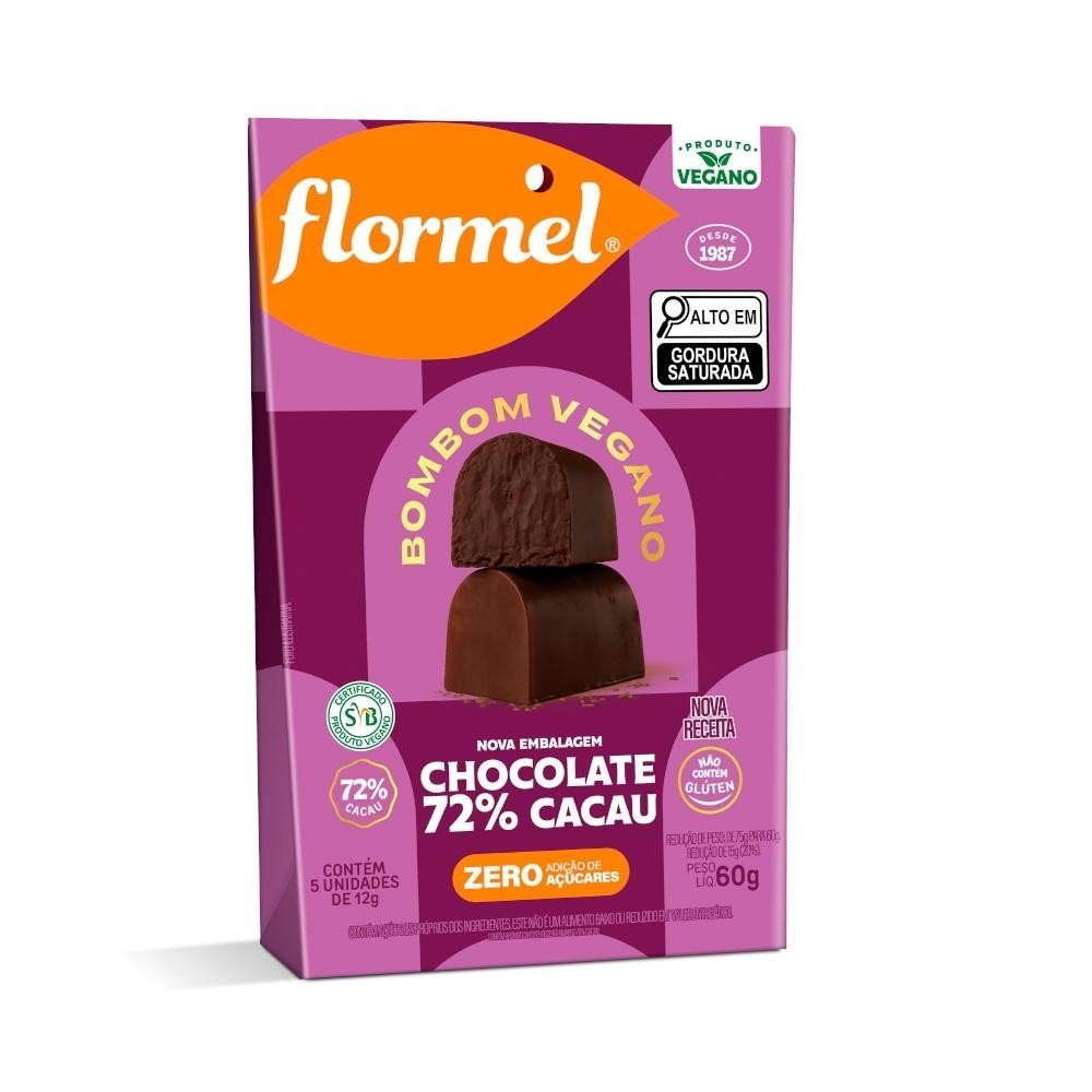 Bombom de Chocolate Branco de Coco, Recheado com Pedaços de