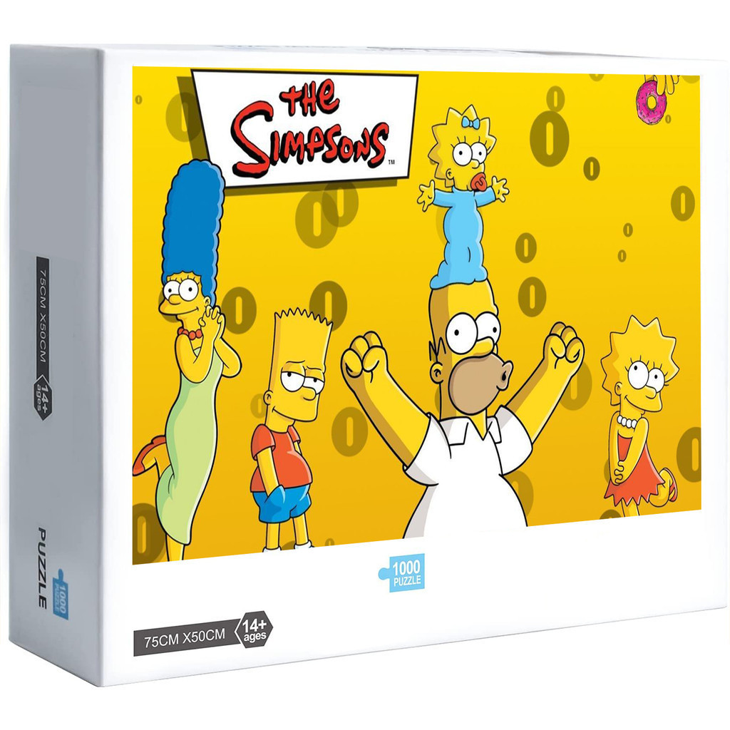 Os Simpsons Quebra-Cabeça De Madeira Brinquedo De Descompressão Adulto ...