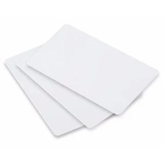 Cartão de PVC Branco Para Confecção de Cracha 54x86mm 0,76mm