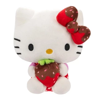 Pelúcia Love 18cm da Hello Kitty Morango Hello Kitty  Amigos