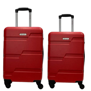 Kit Malas de Viagem M e P  ABS Rodas 360° Cadeado Qualis em Oferta na Shopee