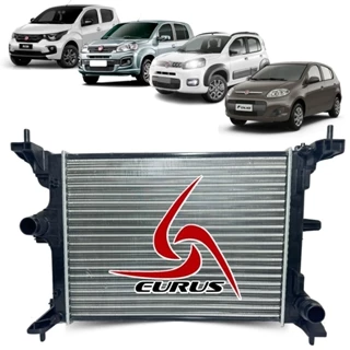 Radiador Eurus Fiat Mobi Uno Vivace Palio 1.0 1.3 2017 2018 2019