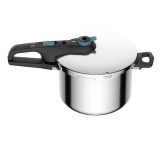 Panela de Pressão Rochedo Inox Trendy 8 litros Fechamento Externo com Cesta de Vapor EI80