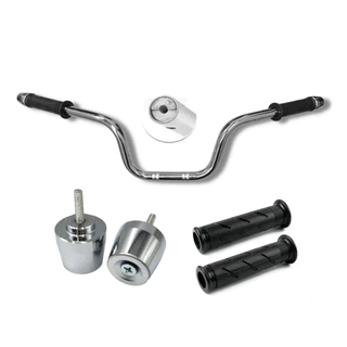 Kit Guidão Cg Cargo 160 2016/2022 C/ Peso Da Pcx + Manopla