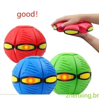 Disco inflável bola 14cm mágica voando UFO com led 10321 123 153