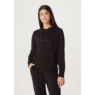 Blusão Básico Feminino Com Capuz Em Tricô Hering