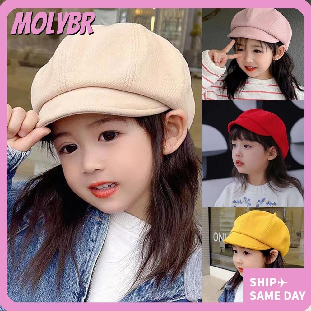 MOLYBR Baby Chapéu De Boina , Boinas De Lã Quente Para Crianças Fofas  Coreanas Newsboy Cap Boys Girls | Shopee Brasil