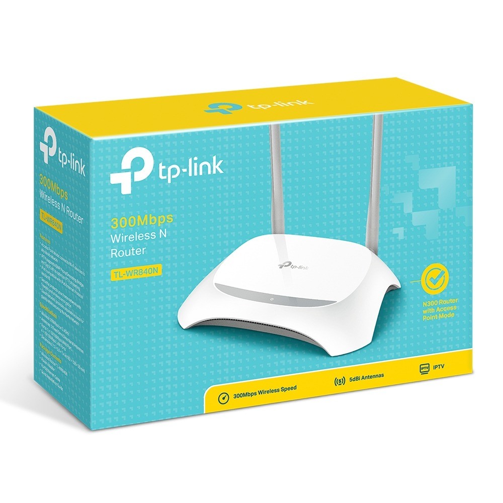 Roteador 2 Antenas 300 Mbps - TP-Link TL-WR840N
