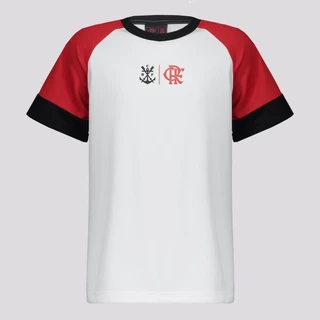 Camisa Flamengo Âncora Infantil Branca