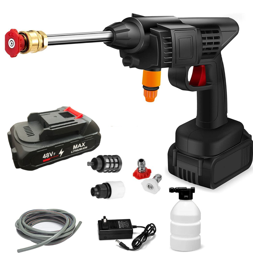 Lava Jato Portátil de Alta Pressão Lavadora Recarregavel Para Lavar Carros E Jardins Linha Premium Vap