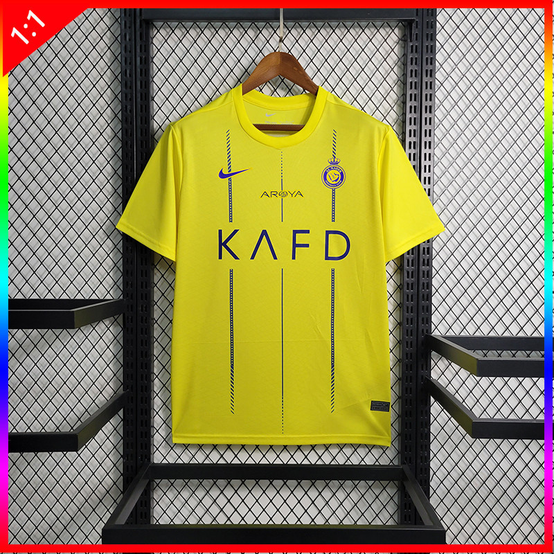 Camisa De Time Al-Nassr 2023-2024 Home Futebol Masculino Jersey Yellow (Homens) (LYD)