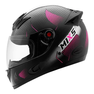 Capacete Mixs Mx5 Fechado Moto Motoqueiro E Narigueira