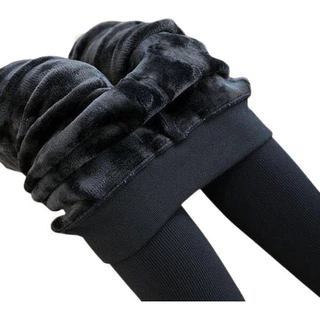 Calça Térmica Skinny Flanelada Feminina Legging Felpuda Lã peluciado legging calsa frio neve academia fitness passeio ciclismo moto