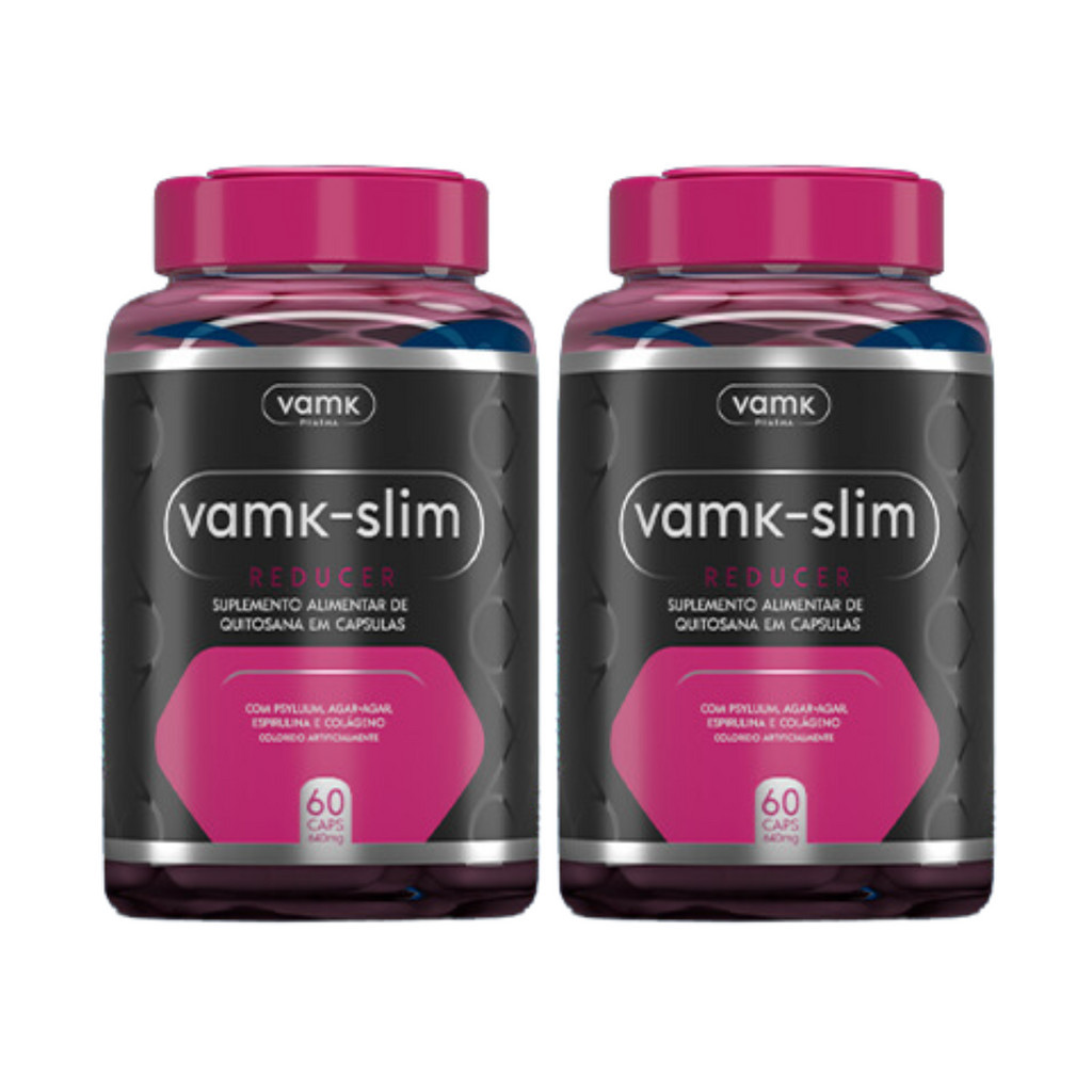 Kit 2 Vamk-slim Suplemento Alimentar 60 Capsulas | Shopee Brasil