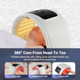 Liarty Experience Professional Grade Skin Care Com Máquina De Fótons LED PDT-7 Terapia Luz Facial Colorida