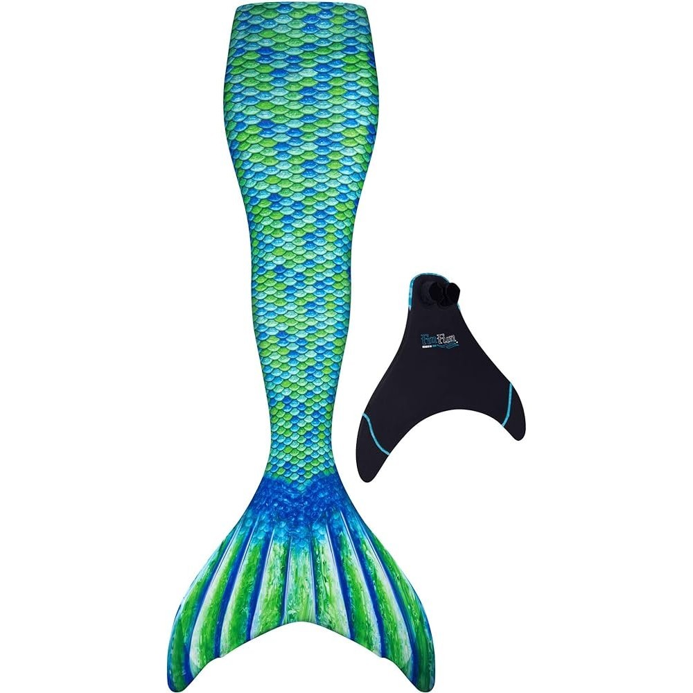 Cauda De Sereia Com Nadadeira Finfun Verde | Shopee Brasil