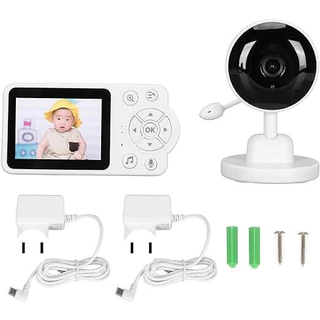 Monitor Video do bebê de Hd, 2.4g Wifi Visão Noturna Sensores de Temperatura de Longo Alcance para Câmera Doméstica em Oferta na Shopee