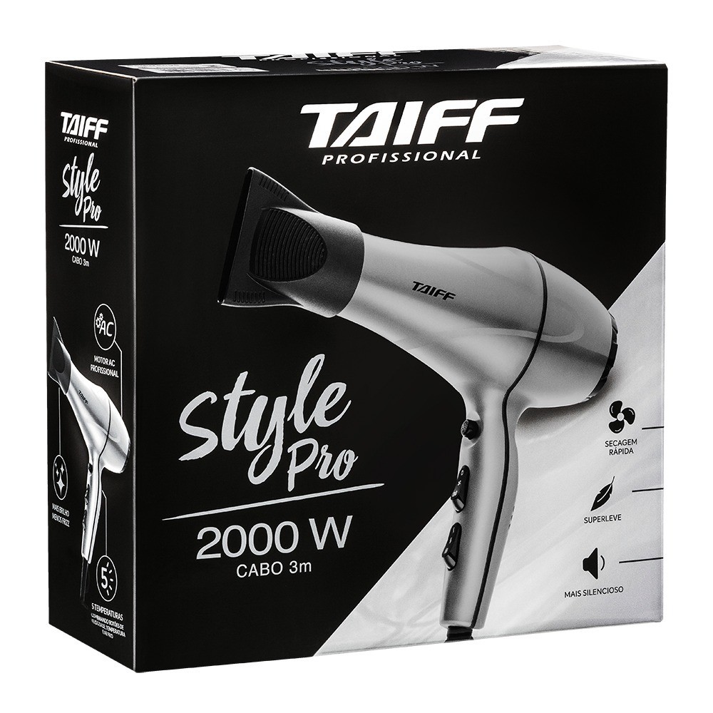 Imagem do produto SECADOR PROFISSIONAL STYLE PRO 2000W TAIFF 220V
