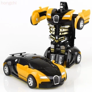 Transformadores Brinquedos Para Crianças Robô Carro Brinquedo Ação Anime Figura De Colisão Interativa Transformar Modelo Presente