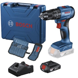 Furadeira Parafusadeira de impacto 1/2" a bateria 18V Brushless com maleta e acessórios - GSB 185-LI - Bosch