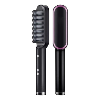 Pente Alisadora De Barba Basiqe Gold Sleek Bivolt