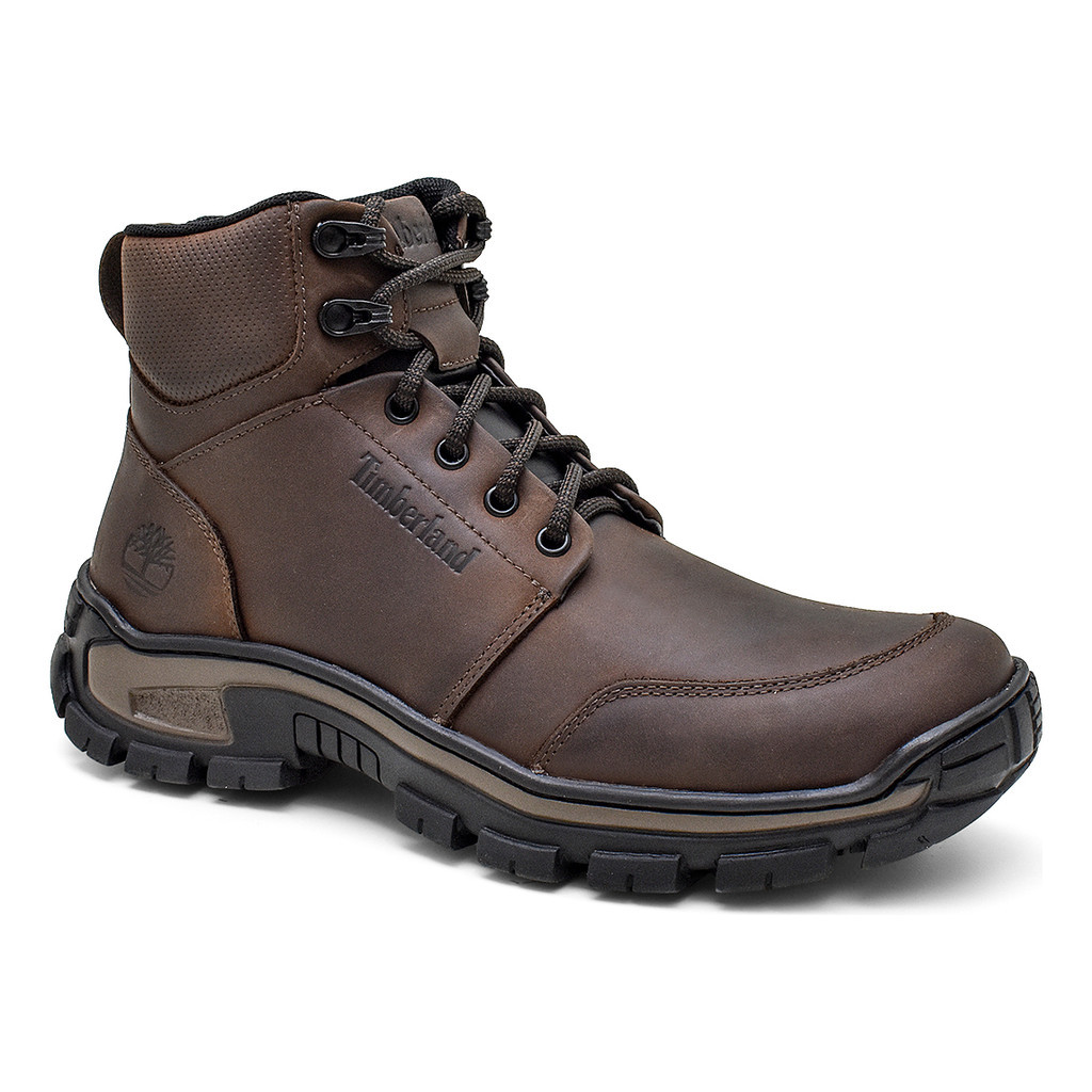 Bota Timberland Coturno Trilha Masculino Couro Black Friday | Shopee Brasil