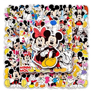50pcs Autocolantes Mickey Mouse Graffiti Autocolantes de Animação Cartoon Autocolantes de Animação Cartoon Autocolantes de Animação Cartoon DIY Skateboard Telefone Celular Autocolantes de Bagagem Impermeável