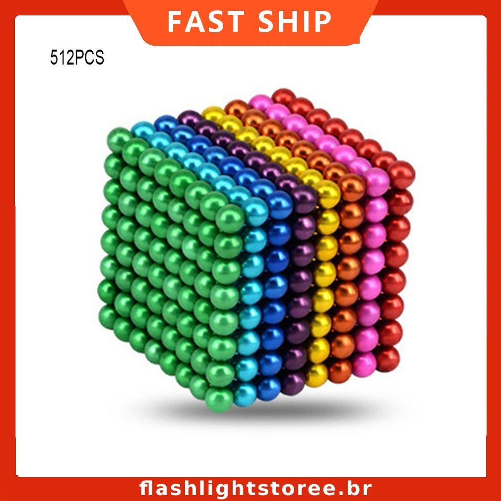 216 unids/set 3mm bolas magnéticas cubo esfera fluorescente