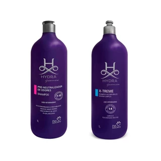 Shampoo Hydra Neutralizador De Odores 1 L + X-treme Antirresíduos 1 L