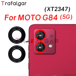 Lente De Vidro Da Câmera Traseira Para Motorola MOTO G84 5G XT2347 Substituição Com Adesivo