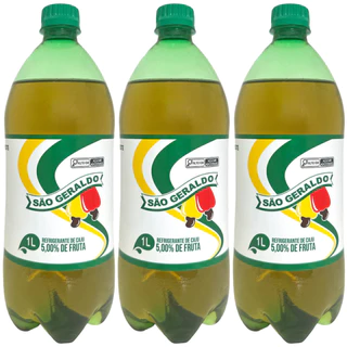 Refrigerante de Caju São Geraldo 3 Litros Cajuína Nordestina