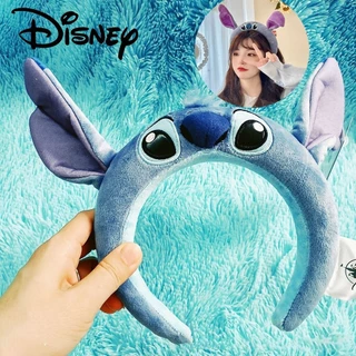 Faixas De Cabelo Disney Stitch Cute Plush Lavar O Rosto Acessórios Presente De Aniversário De