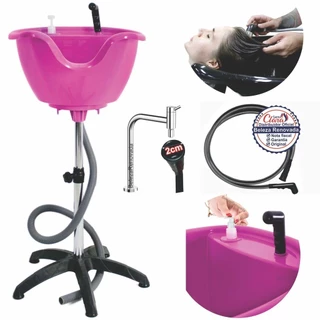Lavatório De Cabelo Portátil Cuba Móvel Salão Beleza + Ducha